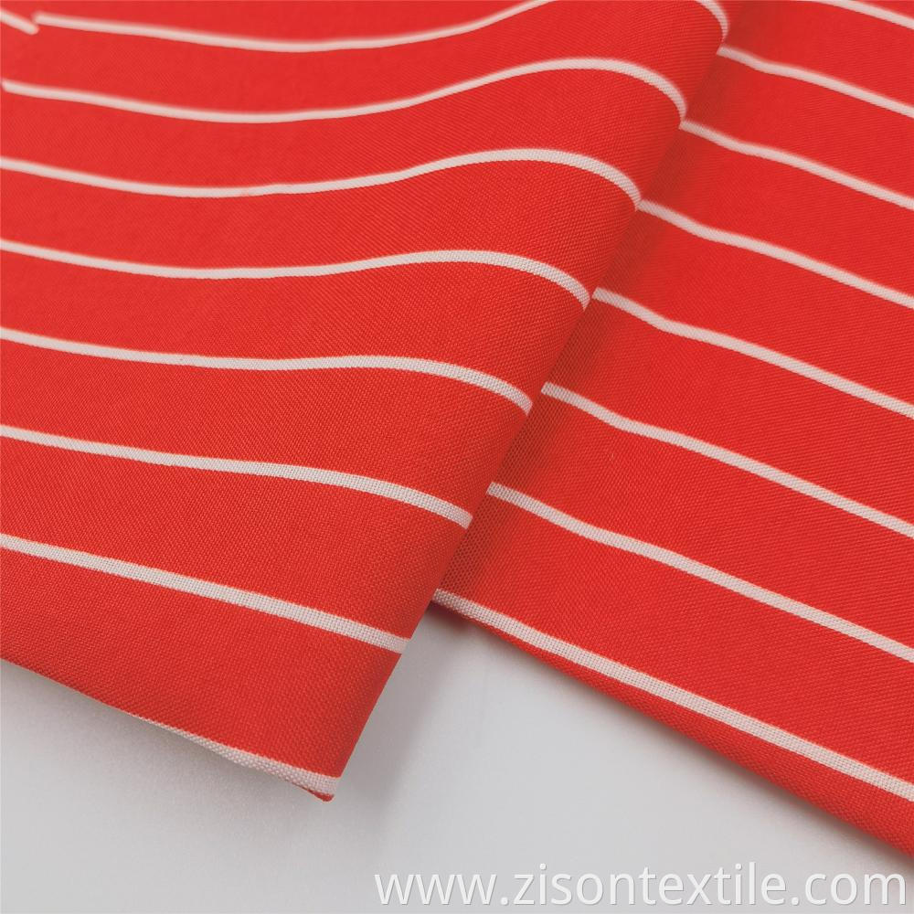 Customized Dyed Stripes Polyester Pongee Fabrics